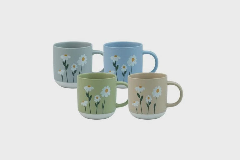 Bundanoon Classic Mugs Set/4 Daisy