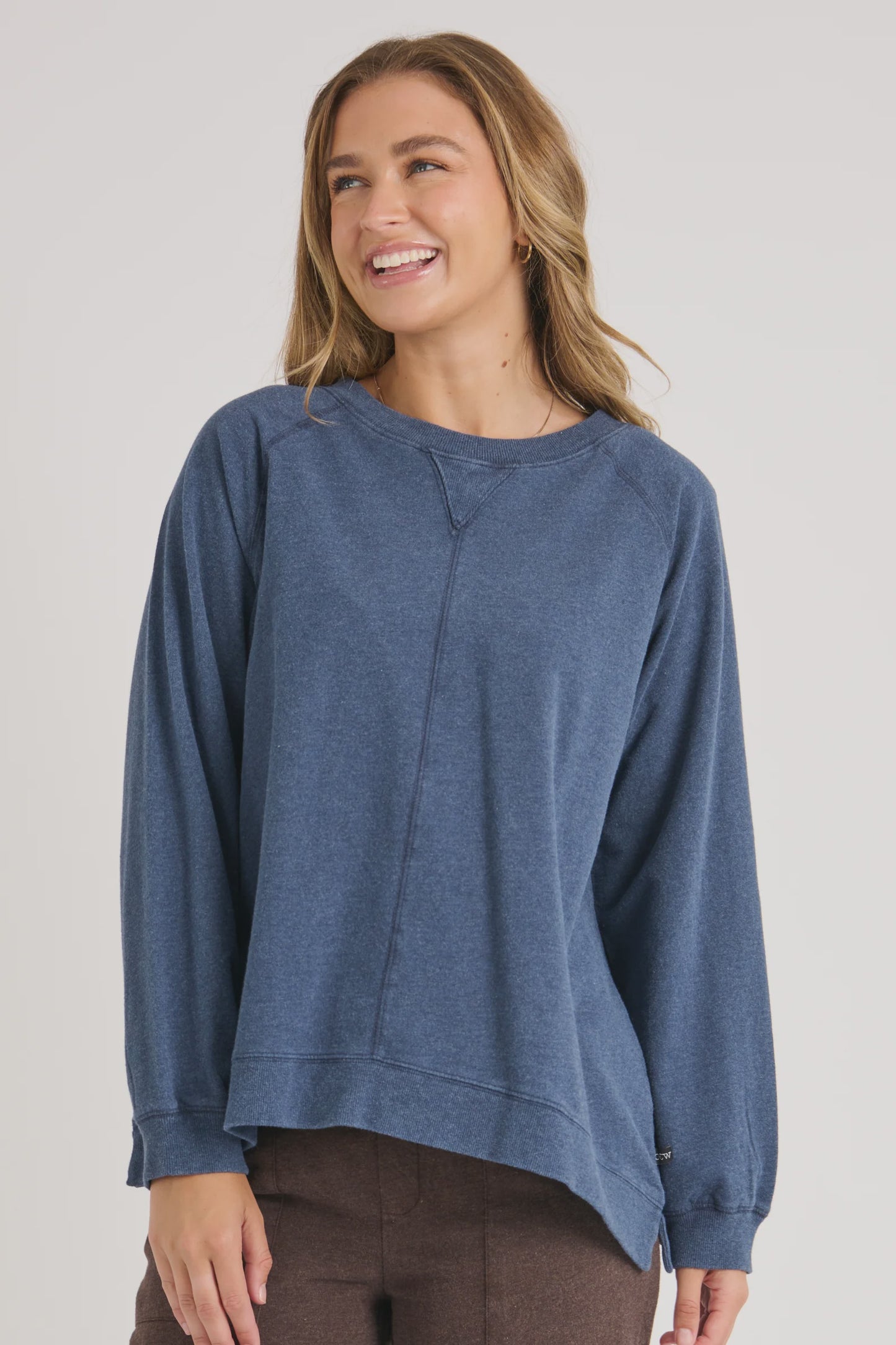 One Ten Willow Drop Side Top Navy