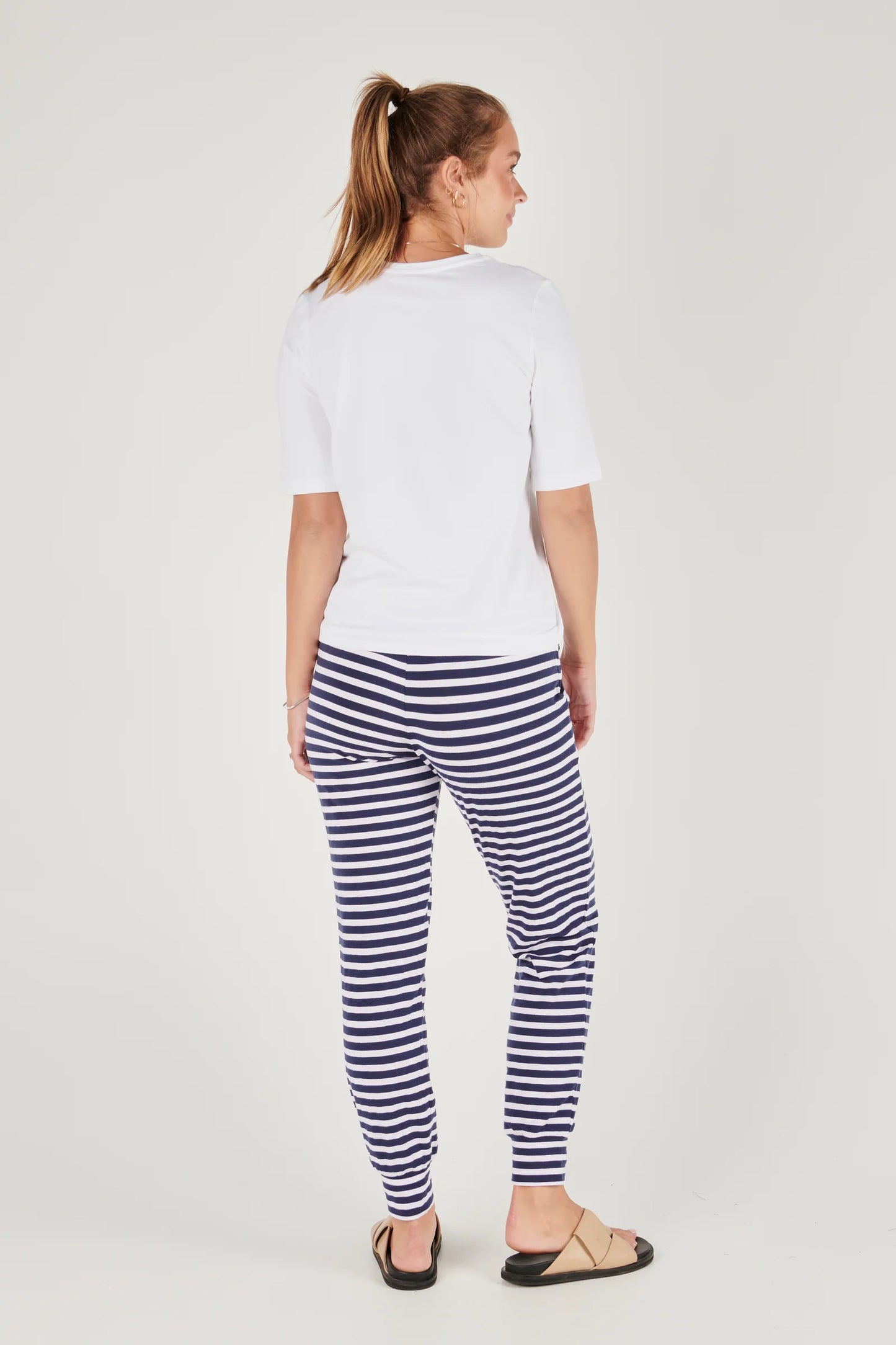 One Ten Willow Mid Sleeve Tee White