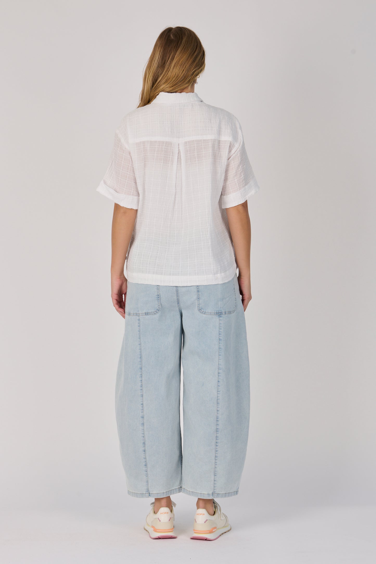 One Ten Willow Pocket Front Shirt -White