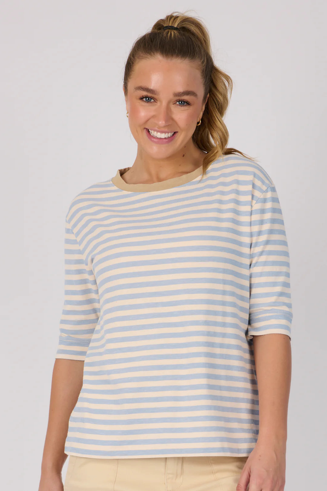 One Ten Willow Cuff Sleeve Tee