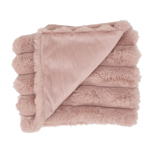 Annabel Trends Throw Ribbed Fur Baby