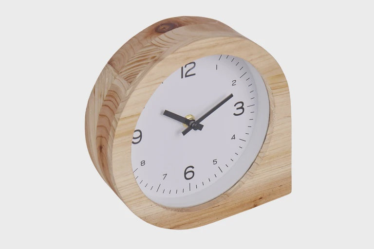 Amalfi Kasai Wooden Table Clock 20cm