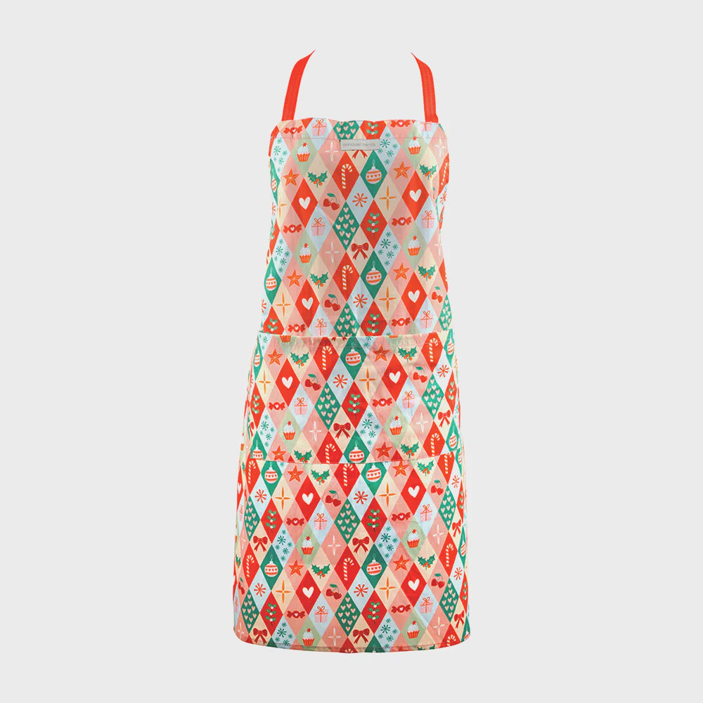 Annabel Trends Apron Christmas Harlequin