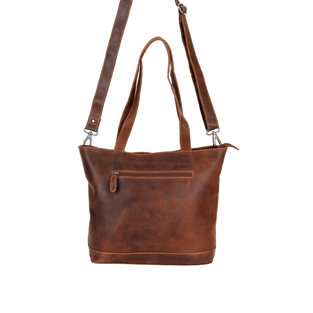 Wildera Leather Rowan Premium Tote Bag - Sandal