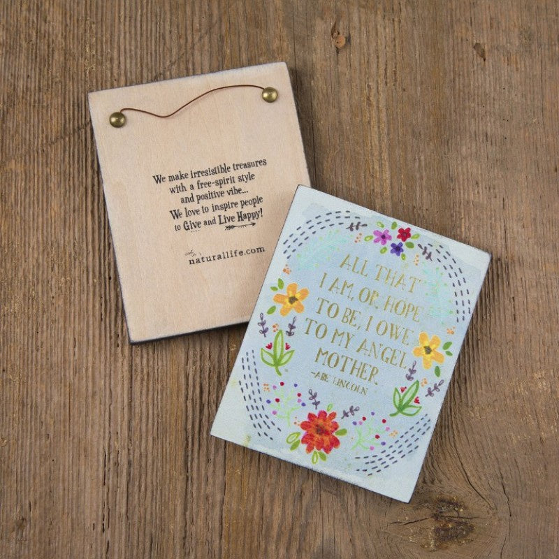 Natural Life Happy Plaque - All That I Am