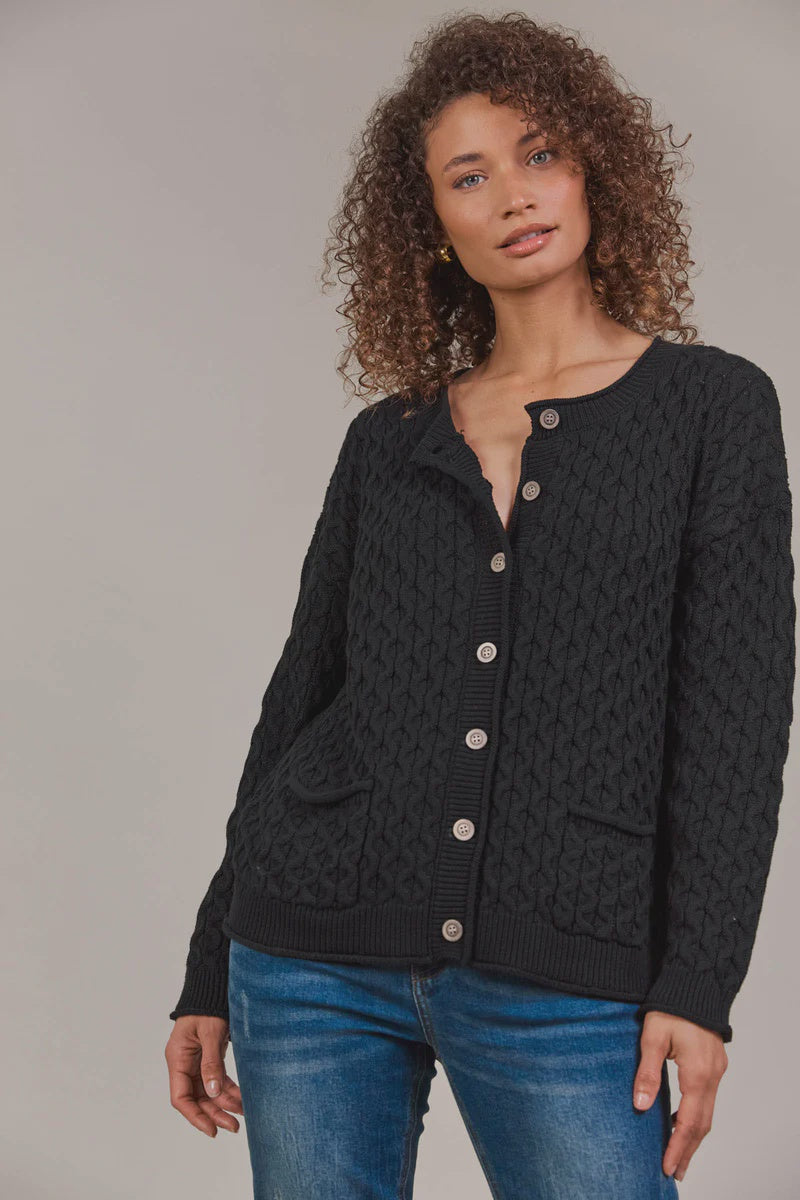 Eb&Ive Naviva Cardigan Black