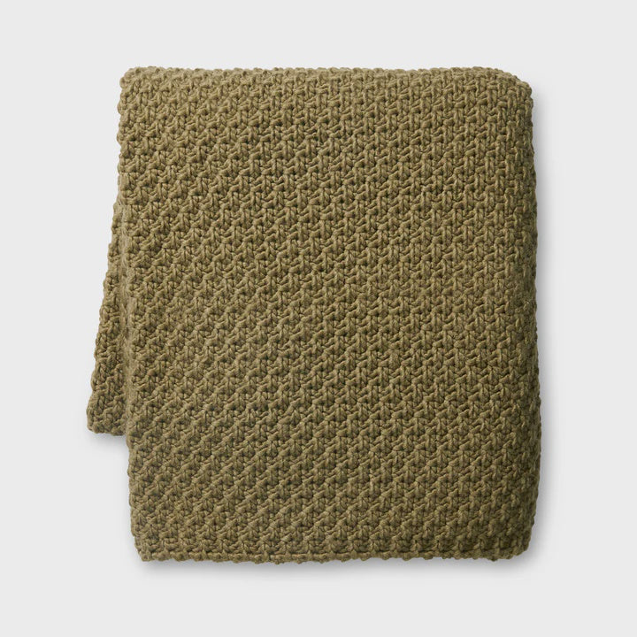 Madras Link Jarah Olive Throw 140 X 175 CM