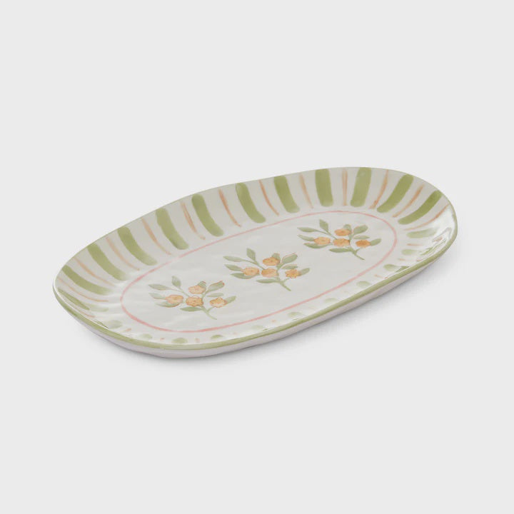 Madras Link Camille Pink/Green Platter