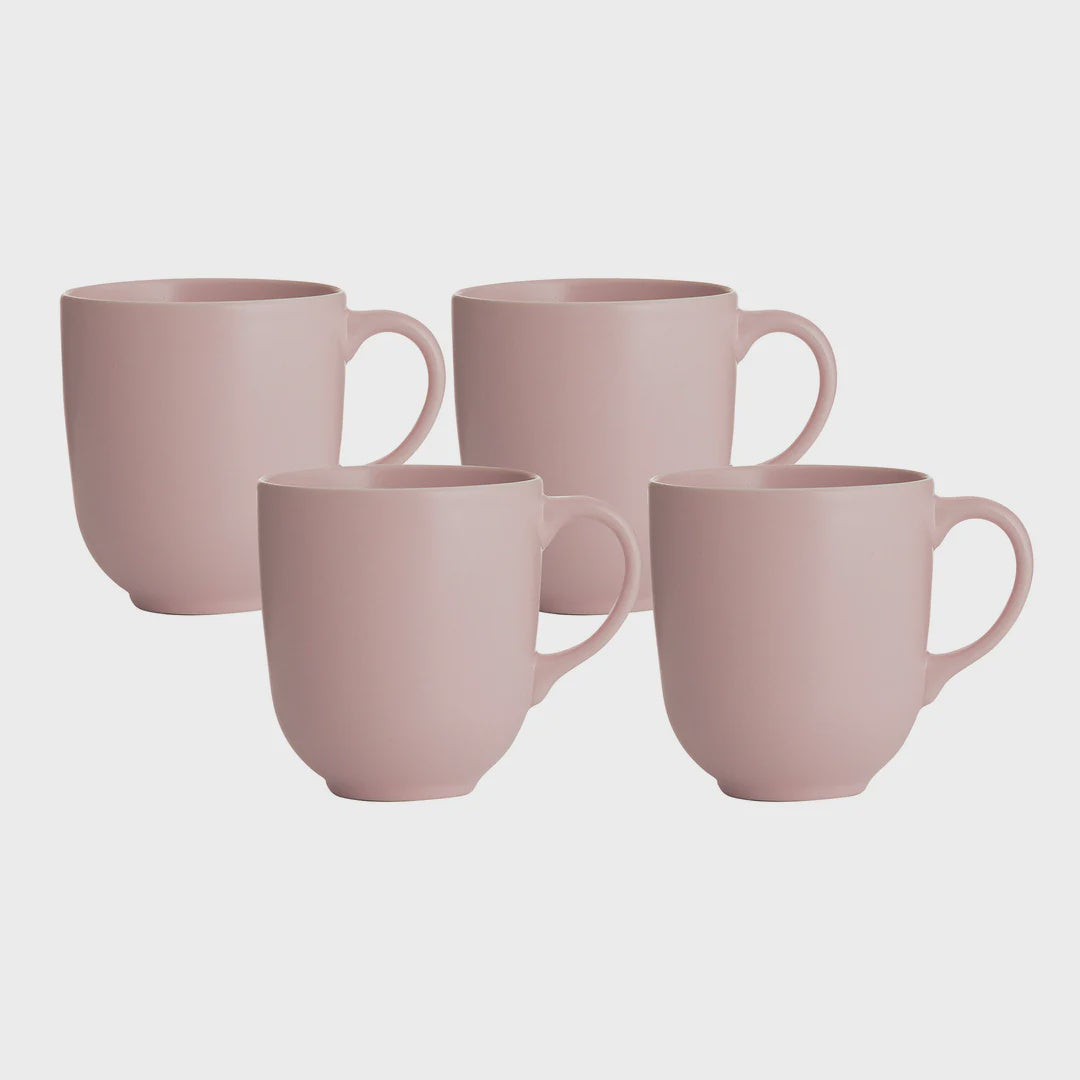 Mason Cash Stoneware Mugs Pink Set Of 4