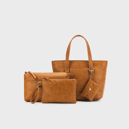 Black Caviar Antoinette 3pc Handbag Set