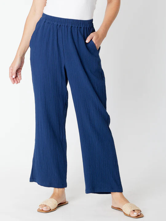 Cordelia St Bonded Cheesecloth Pant