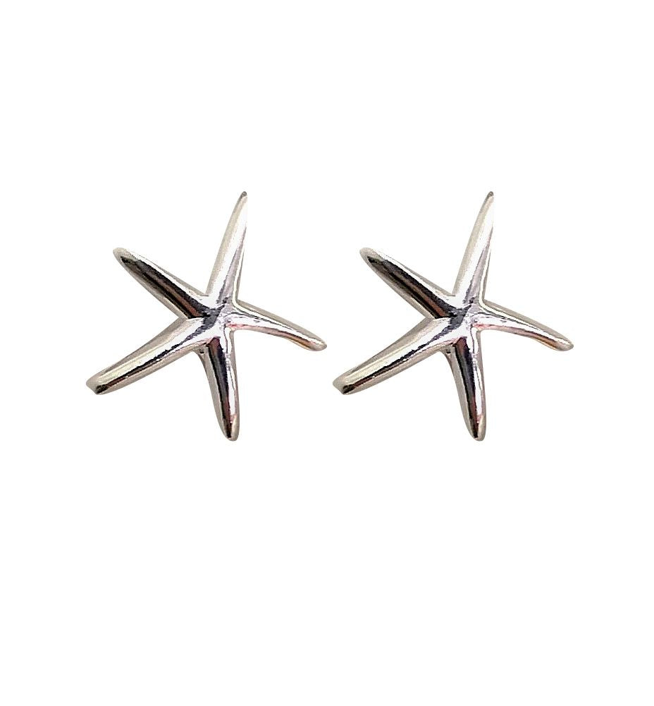 BD Sterling Silver Starfish Studs