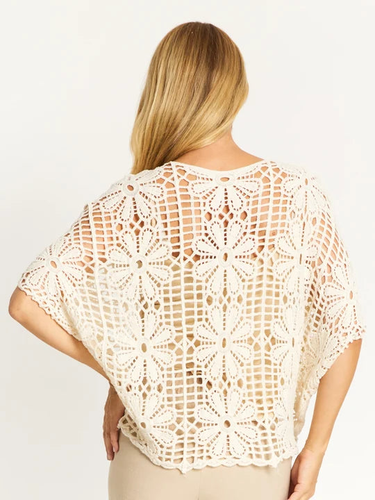Cordelia St Hand Crochet Poncho