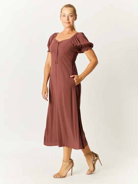 Luna Sky Core Tye Front Dress