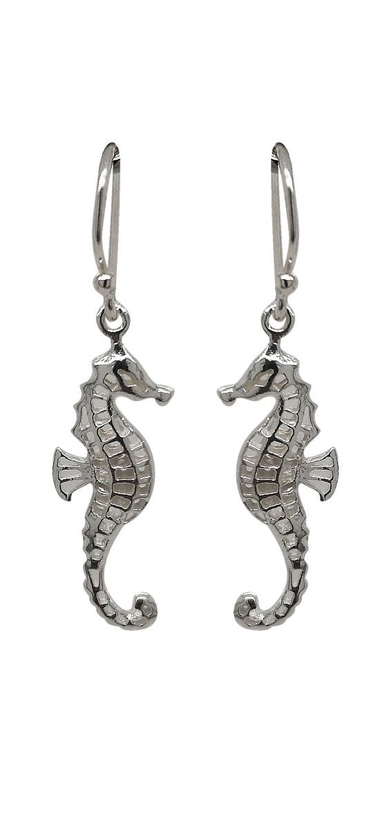 BD Sterling Silver Seahorse Earrings