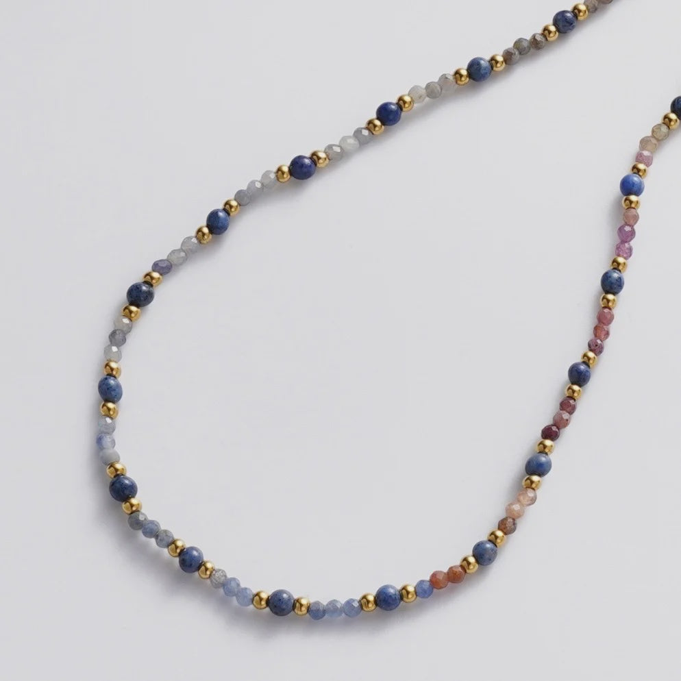 Zafino Maye Necklace - Navy