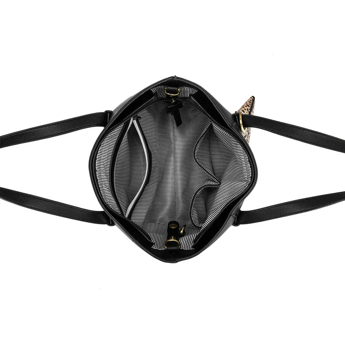 Black Caviar Antoinette 3pc Handbag Set