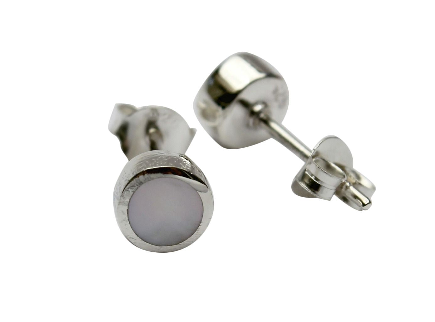 Bella Donna Silver Mother of Pearl Studs