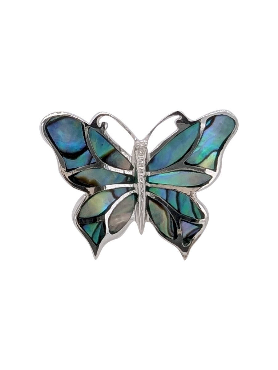 BD Sterling Silver Paua Butterfly Ring