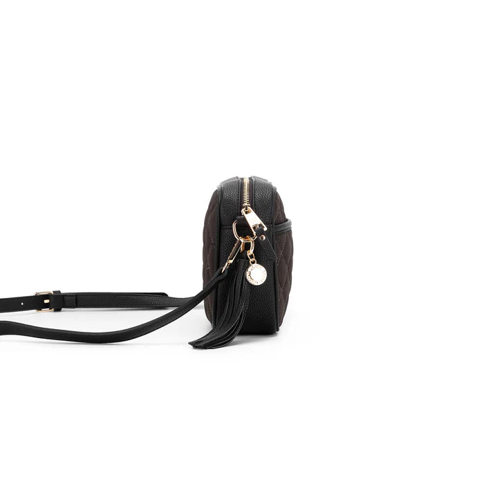 Black Caviar Maxine Suedette Crossbody Bag
