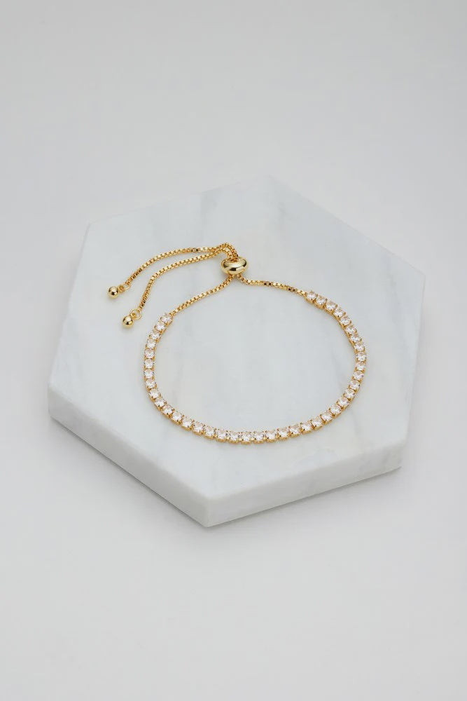 Zafino Nikki Tennis Bracelet - Gold