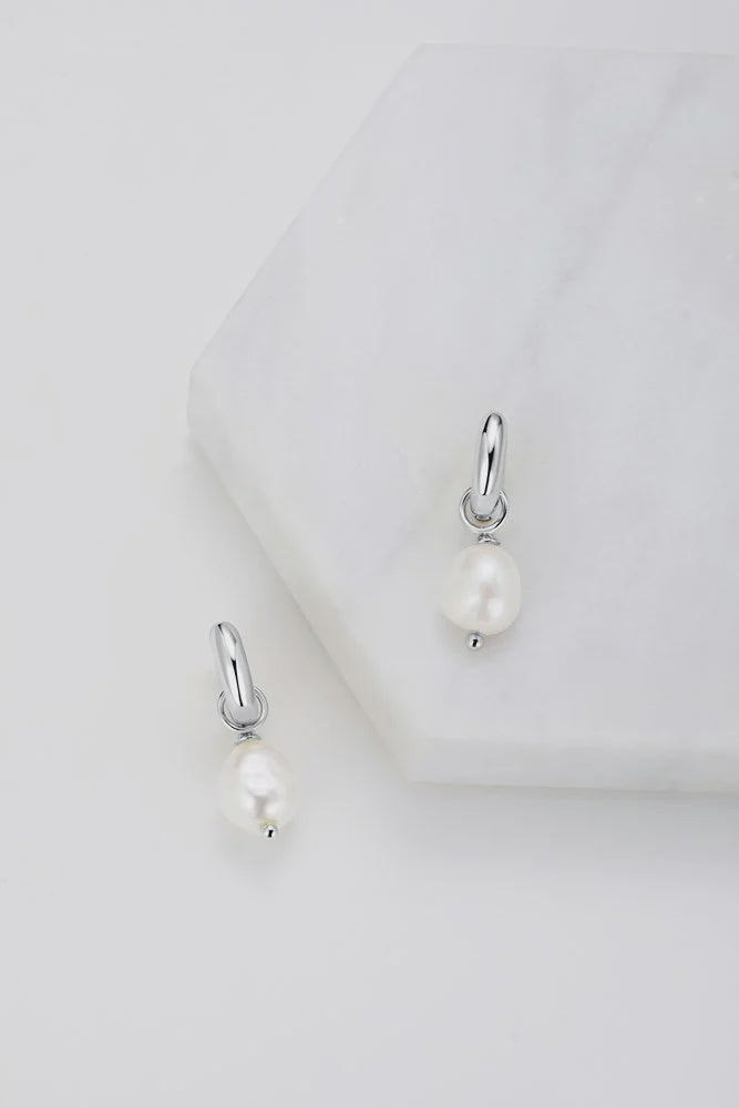 Zafino Charlie Mini Hoop - Silver