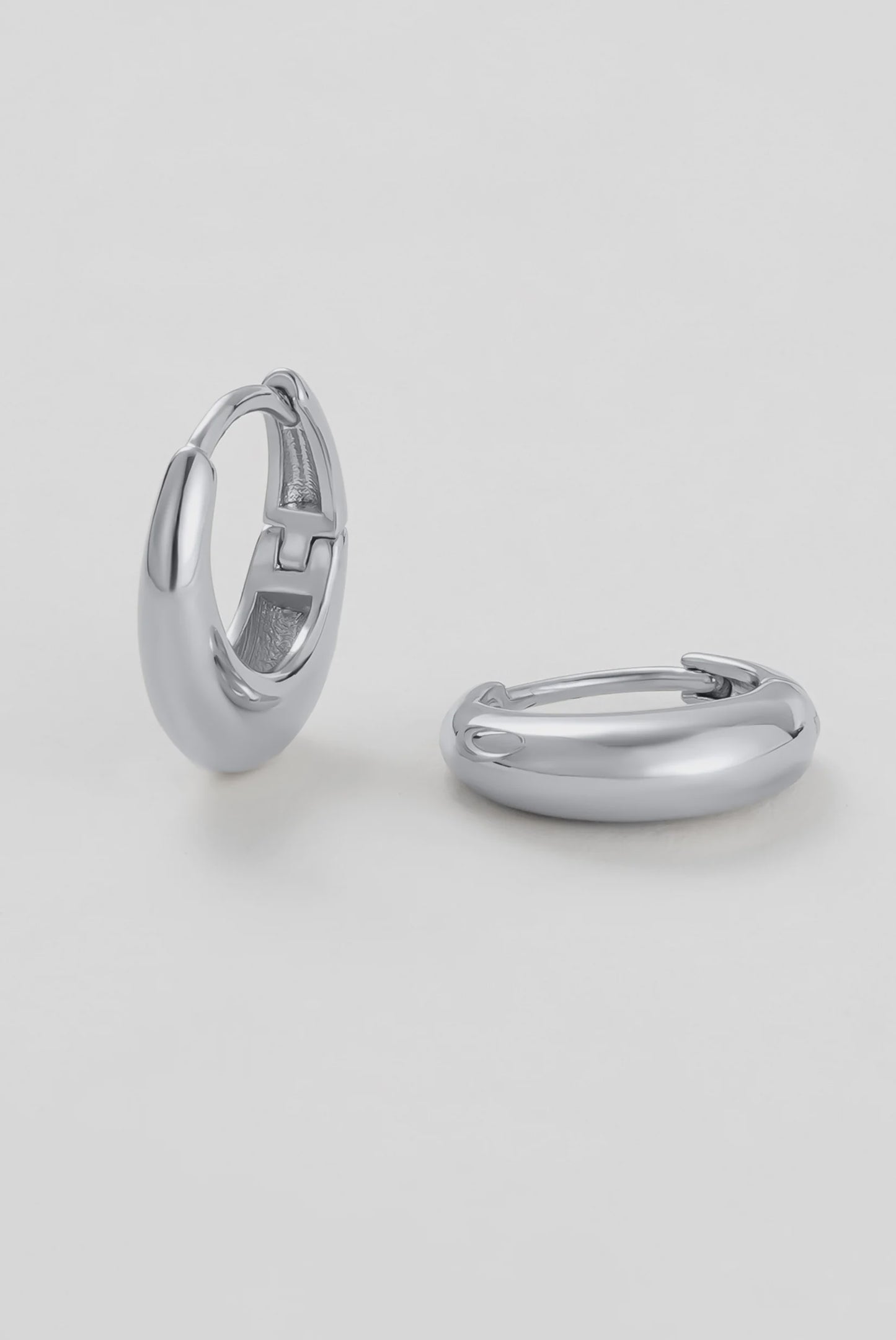 Zafino Cleo Hoop Medium Silver