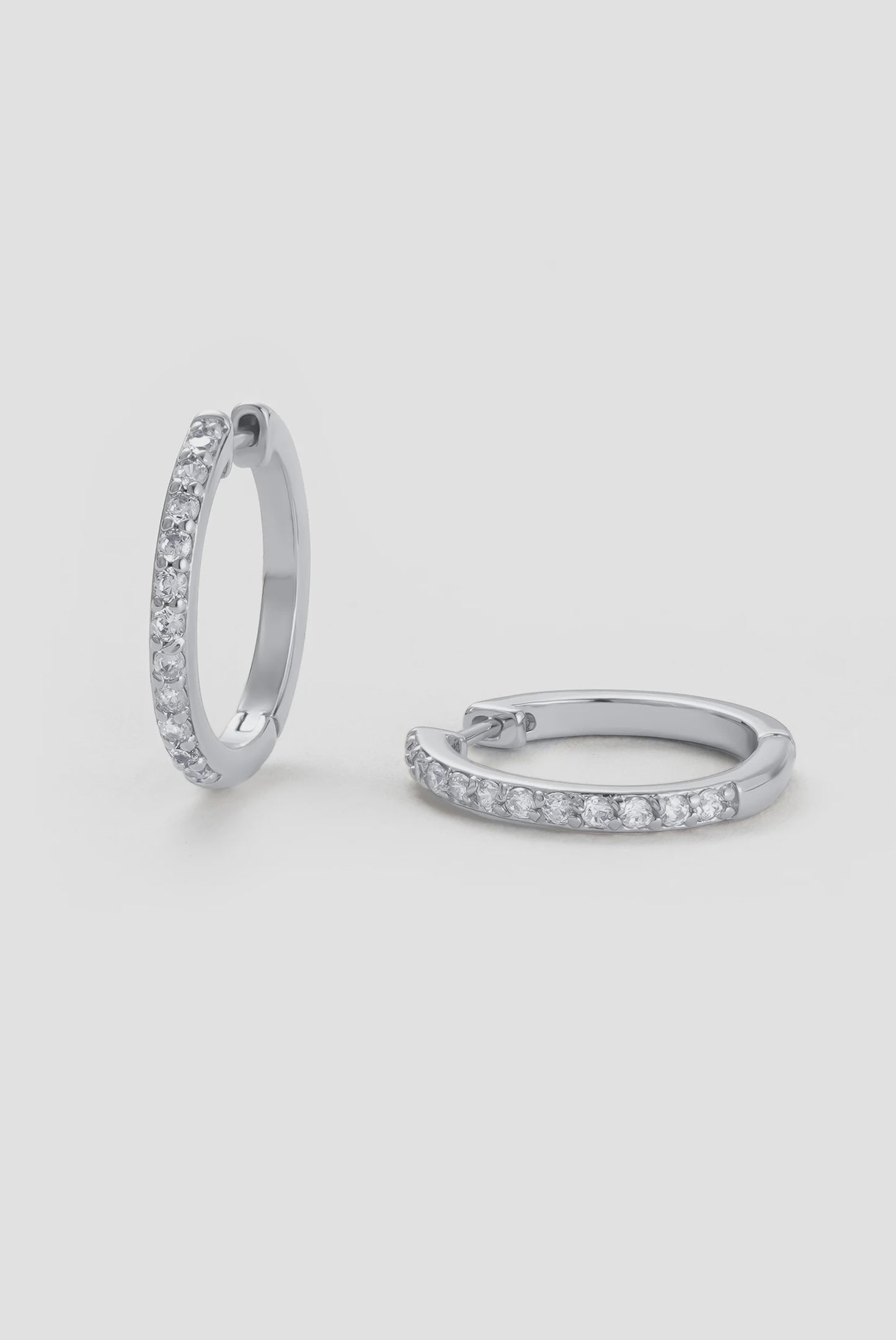 Zafino Catalina Hoop - Silver