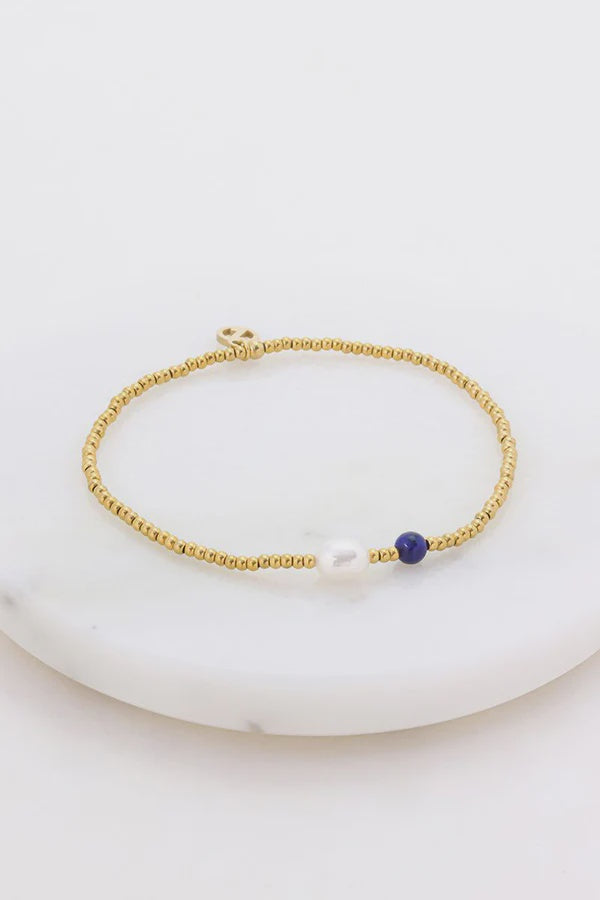 Zafino Brooke Bracelet - Pacific/Gold