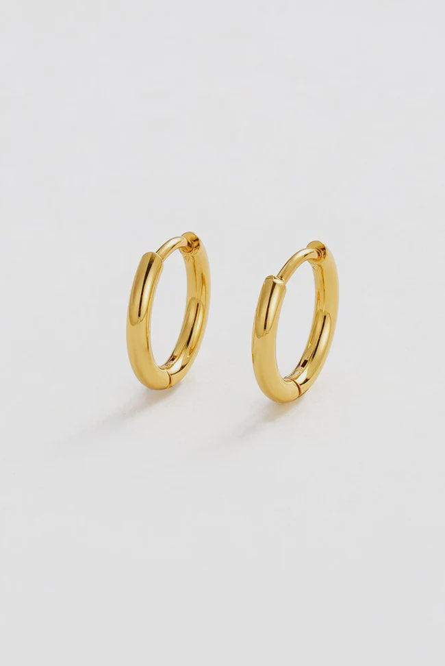 Zafino Delilah Hoop Small Gold Earring