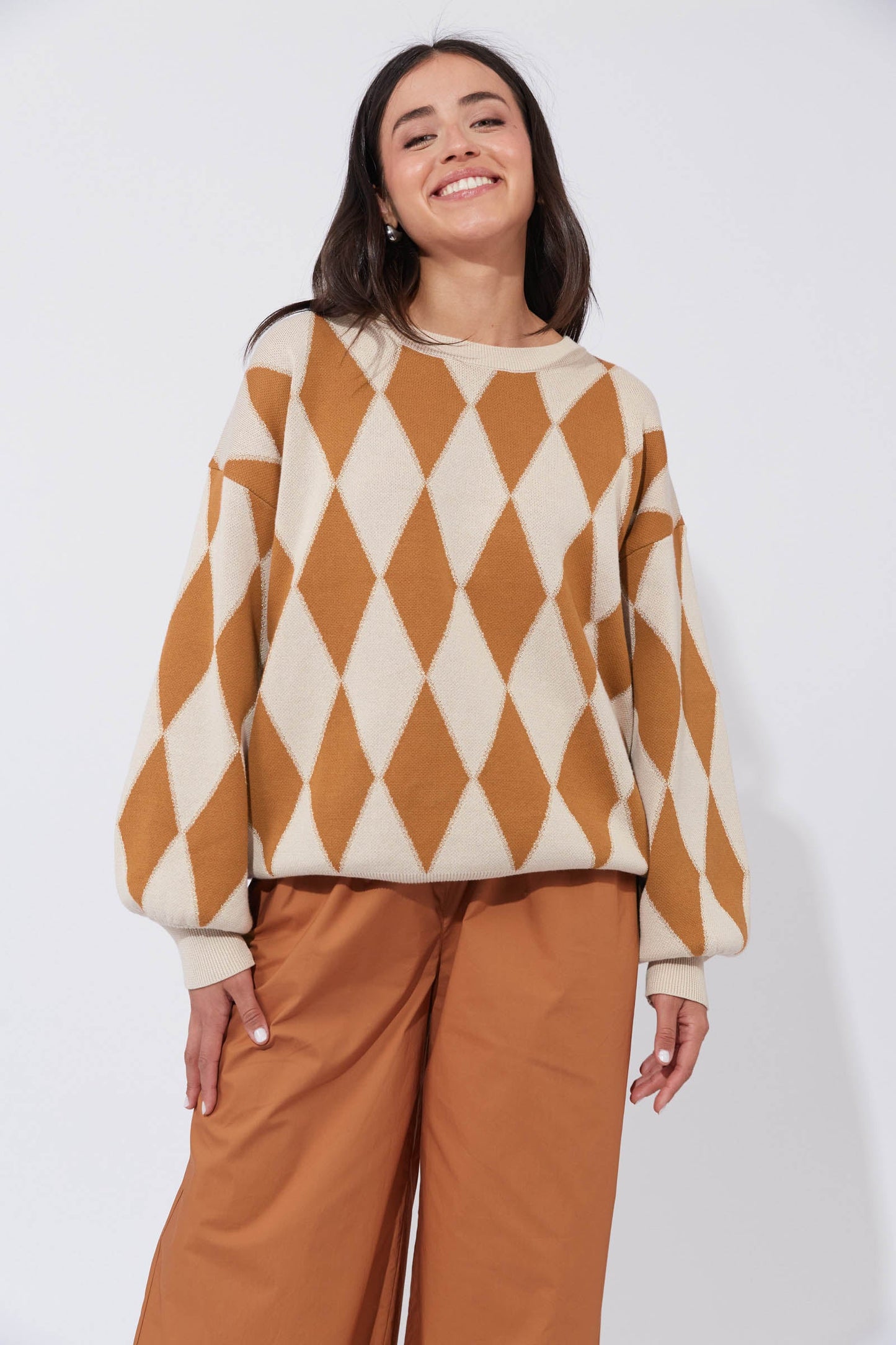 Haven Casablanca Lurex Jumper -Sand/Dune