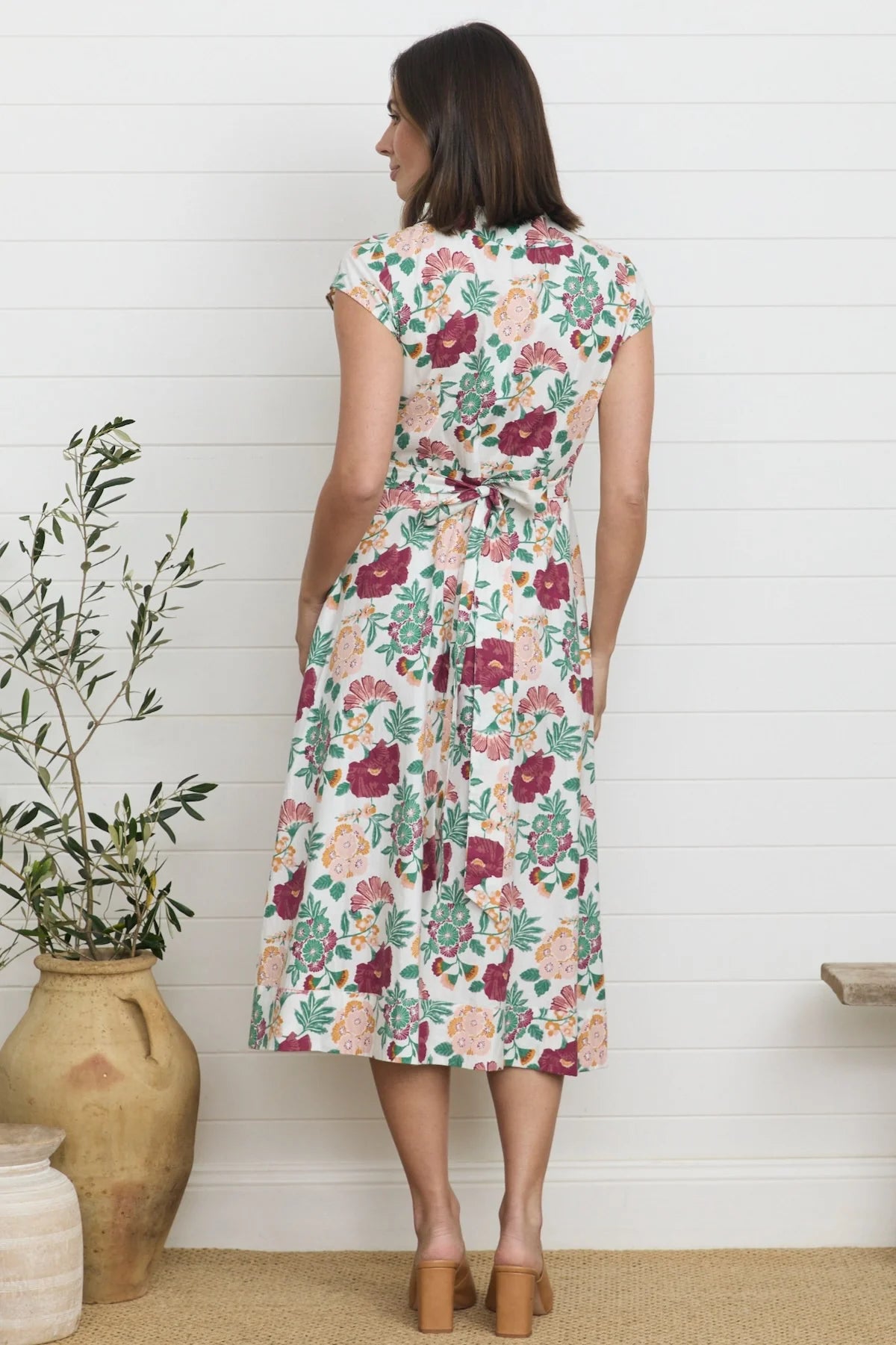 MahaShe Ellie Wrap Dress Bloom