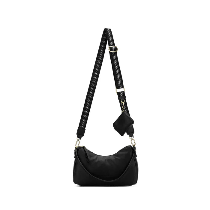 Black Caviar Claudette Shoulder/Crossbody Bag