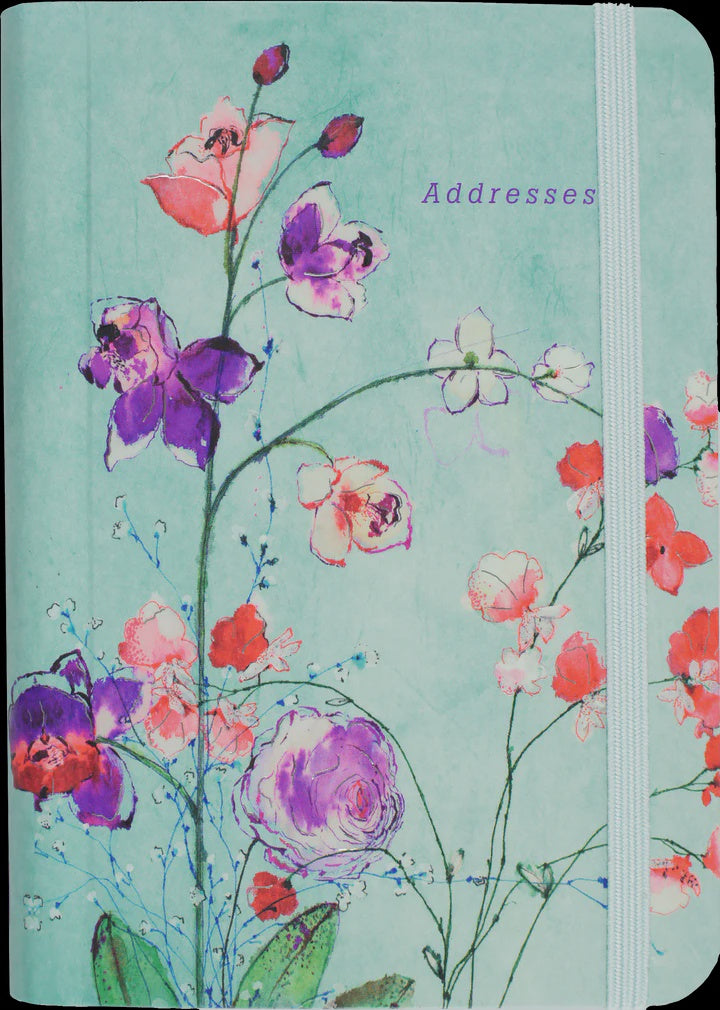 Peter Pauper Fuchsia Blooms Address Book
