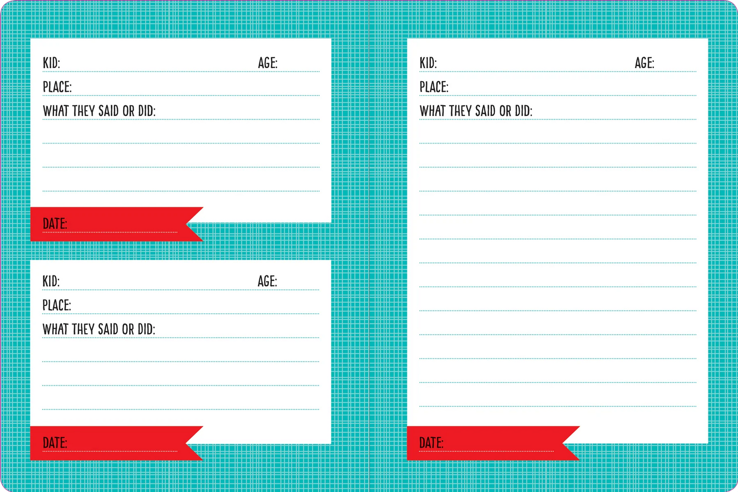 'Never A Dull Moment' Journal