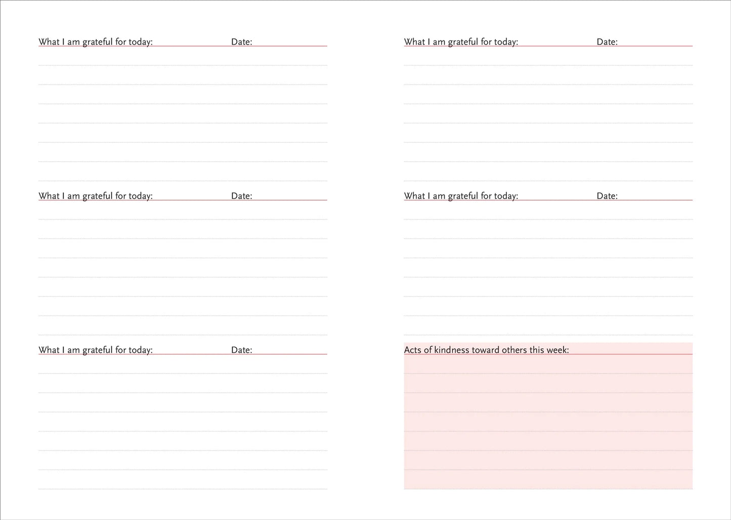 Peter Pauper Press A Daily Dose of Gratitude Journal