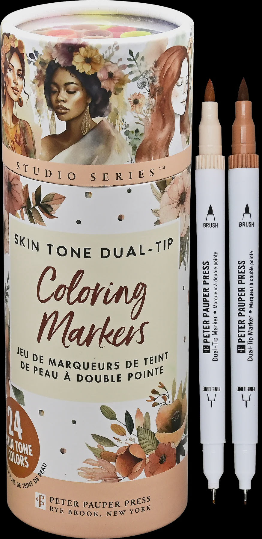 Peter Pauper Skin Tone Dual Tip Colouring Markers