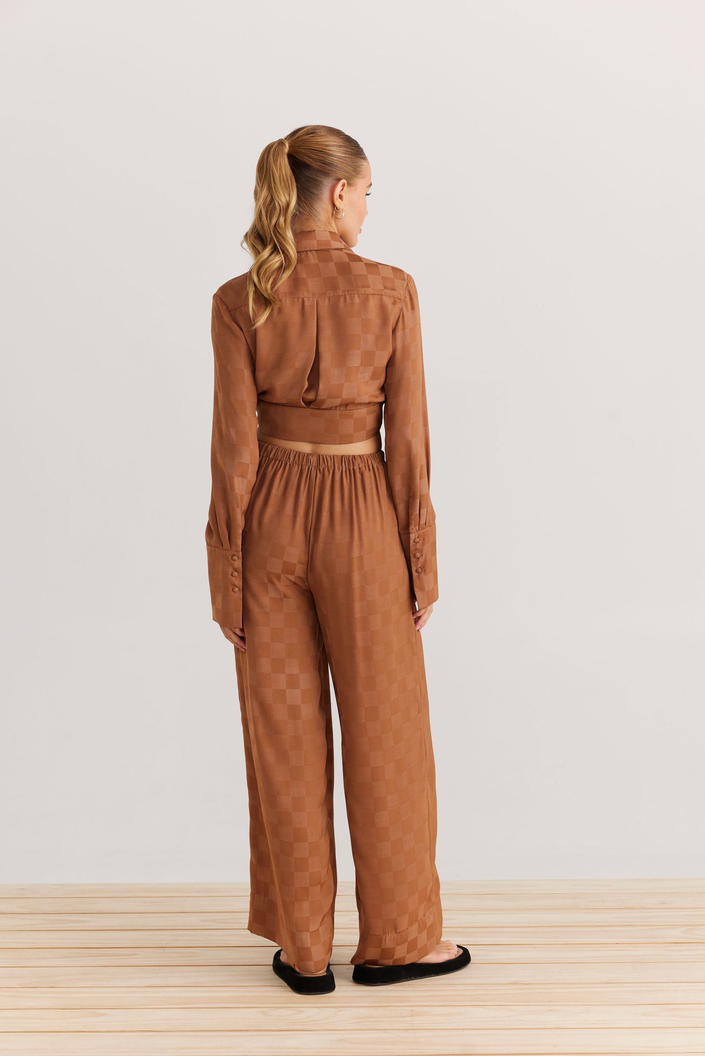 Daisy Says Hanna Pants Toasted Nut Check