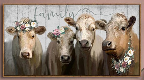 Yellow Rock Family Love Wall Art