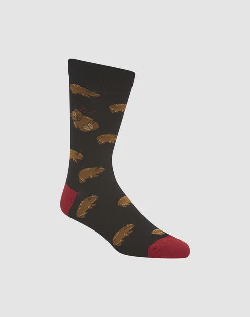 Bamboozld Mens Wally Wombat Bamboo Socks Size 7-11
