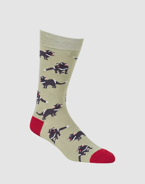 Bamboozld Mens Socks - Tassie Devil
