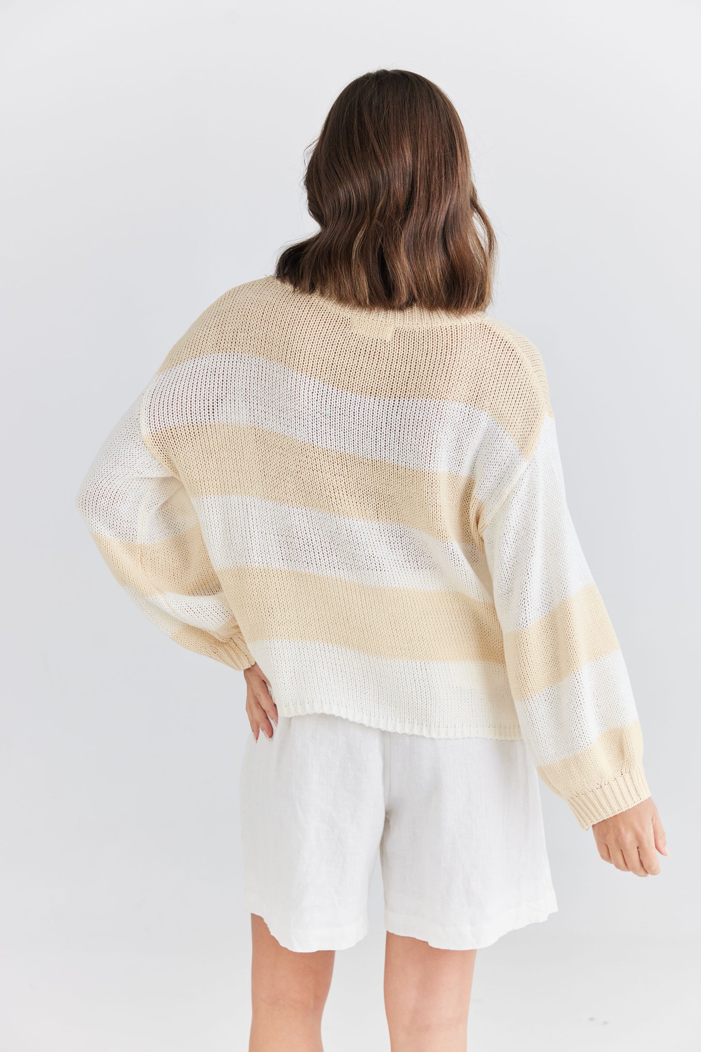 Holiday Driftwood Long Sleeve Knit