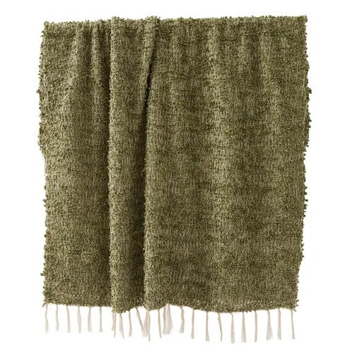 Coast to Coast Burbujeo Throw - Olive