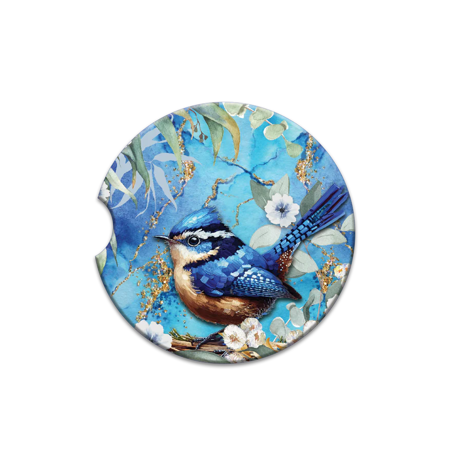 Lisa Pollock Absorbent Charming Car Coasters