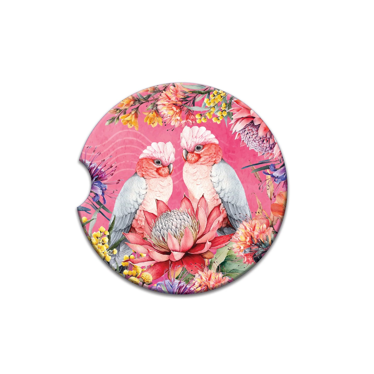 Lisa Pollock Car Coasters - Pretty Postage