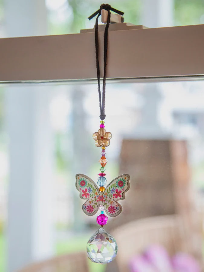 Natural Life Crystal Sun Catcher Butterfly