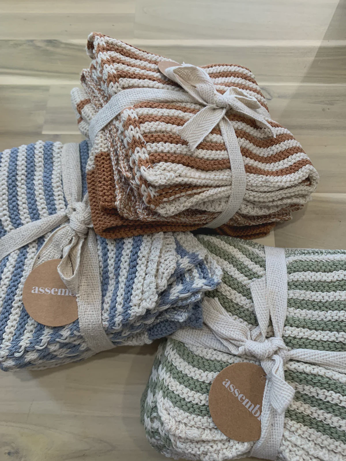 Assemble Amy Cotton Knit Cloth Set/3