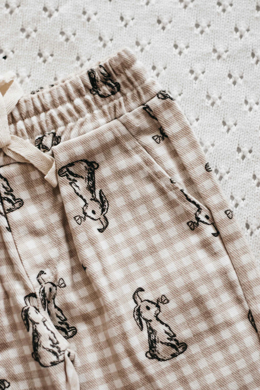 Bencer Bear Denim Pants - Bunny
