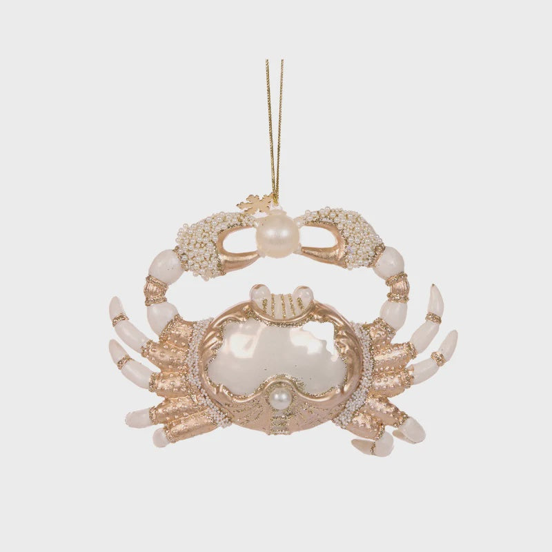 Holly & Ivy Crab Ornament